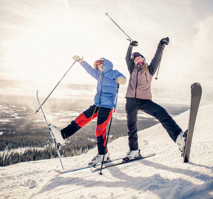 Happy Skiiers